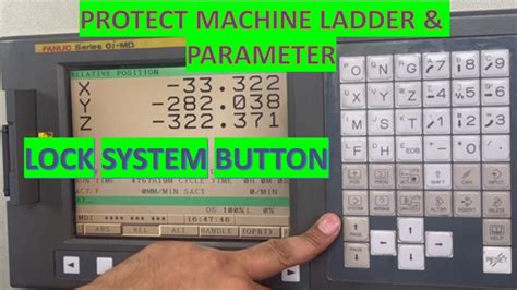 cnc machine locked up|fanuc tapping machine locked.